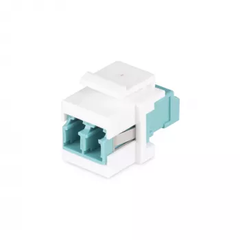 StarTech.com LC-auf-LC-Kupplung, LC-Glasfaserkupplung, LC/UPC-Keystone-Buchse, Duplex-Glasfaser-LC-Keystone-Kupplung für Patchpanel