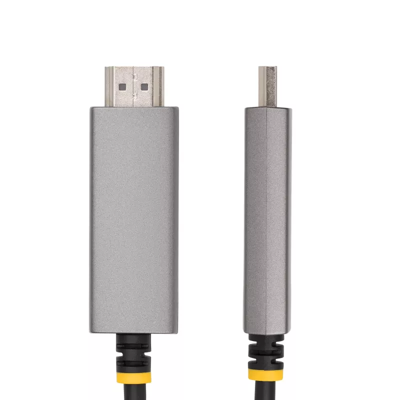 StarTech.com 10ft (3m) USB-C auf HDMI Adapterkabel, 8K 60Hz, 4K 144Hz, HDR10, USB Type-C auf HDMI 2.1 Videokonverterkabel, USB-C DP Alt Mode/USB4/Thunderbolt 3/4 kompatibel – USB-C Laptop auf HDMI Monitor