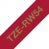 Brother TZE-RW54 Beschriftungsband Gold auf Rot