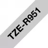 Brother TZE-R951 Beschriftungsband Schwarz auf Silber