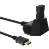 InLine HDMI-Station, HS-HDMI-Kabel mit Ethernet, Stecker/Buchse, schwarz, vergoldete Kontakte, 3 m