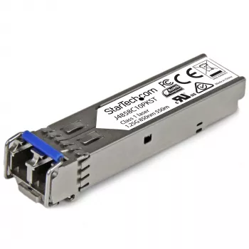 StarTech.com HP J4859C Kompatibel SFP Transceiver Module - 1000BASE-LX - 10 Pack~10er-Pack HPE J4859C kompatibles SFP-Modul - 1000BASE-LX - 1GbE Singlemode-/Multimode-Glasfaser-Transceiver - 1GE Gigabit Ethernet SFP - LC 10km - 1310nm - DDM HPE 1400, 1700, 1820