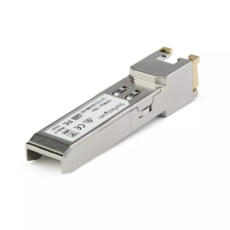 StarTech.com Cisco GLC-TE Kompatibles Modul - 1000BASE-T Kupfer Industrieller Gigabit Ethernet Transceiver - SFP auf RJ45 Cat6/Cat5e 100m Erweiterte Temperatur - Cisco Firepower, IE 2000, C9500, C2960
