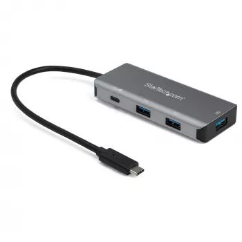 StarTech.com 4 Port USB C Hub (10Gbps) auf 3x USB-A & 1x USB-C – 100W Power Delivery Durchgangsladung – Tragbarer USB 3.1 Gen 2/USB 3.2 Gen 2 Typ-C Laptop-Adapter – Funktioniert mit TB3~4 Port USB C Hub (10Gbps) auf 3x USB-A & 1x USB-C – 100W Power Delivery Durchgangsladung – Tragbarer USB 3.2 Gen 2 Typ-C Laptop-Adapter – Funktioniert mit TB3