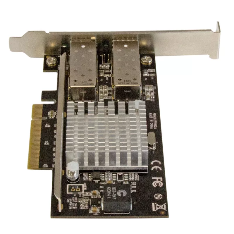 StarTech.com 2-Port 10G Fiber-Netzwerkkarte mit offenem SFP+ - PCIe, Intel-Chipsatz