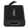 StarTech.com USB C zu HDMI 2.0 Adapter mit Power Delivery - 4K 60Hz USB Typ-C auf HDMI Display Video Konverter - 60W PD Durchgangsladeanschluss - Thunderbolt 3 kompatibel - Schwarz