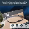 StarTech.com USB C zu HDMI 2.0 Adapter mit Power Delivery - 4K 60Hz USB Typ-C auf HDMI Display Video Konverter - 60W PD Durchgangsladeanschluss - Thunderbolt 3 kompatibel - Schwarz