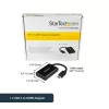 StarTech.com USB C zu HDMI 2.0 Adapter mit Power Delivery - 4K 60Hz USB Typ-C auf HDMI Display Video Konverter - 60W PD Durchgangsladeanschluss - Thunderbolt 3 kompatibel - Schwarz