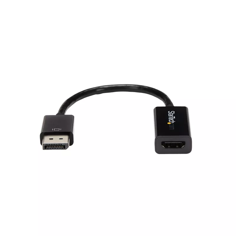 StarTech.com DisplayPort-auf-HDMI-Adapter – 4K 30 Hz aktiver DisplayPort-auf-HDMI-Videokonverter – DP-auf-HDMI-Monitor/TV/Display-Kabeladapter-Dongle – Ultra HD DP 1.2 auf HDMI 1.4 Adapter
