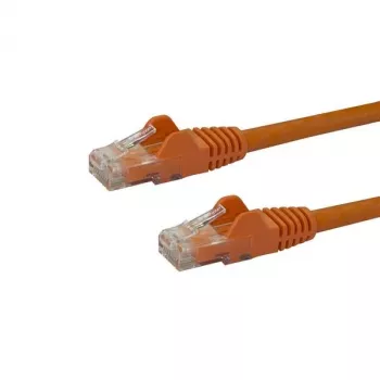 StarTech.com 2 m CAT6 Ethernet-Kabel – Orange CAT 6 Gigabit Ethernet-Kabel – 250 MHz 100 W PoE RJ45 UTP Netzwerk-/Patchkabel, rastnasenschutz mit Zugentlastung, einzeln geprüft