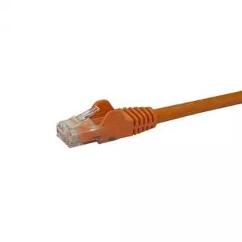 StarTech.com 2 m CAT6 Ethernet-Kabel – Orange CAT 6 Gigabit Ethernet-Kabel – 250 MHz 100 W PoE RJ45 UTP Netzwerk-/Patchkabel, rastnasenschutz mit Zugentlastung, einzeln geprüft