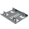 StarTech.com Dual 2,5 Zoll auf 3,5 Zoll HDD-Halterung für SATA-Festplatten – 2-Laufwerkshalterung 2,5 Zoll auf 3,5 Zoll für Einbauschacht