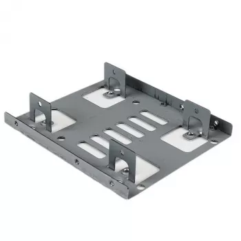 StarTech.com Dual 2,5 Zoll auf 3,5 Zoll HDD-Halterung für SATA-Festplatten – 2-Laufwerkshalterung 2,5 Zoll auf 3,5 Zoll für Einbauschacht