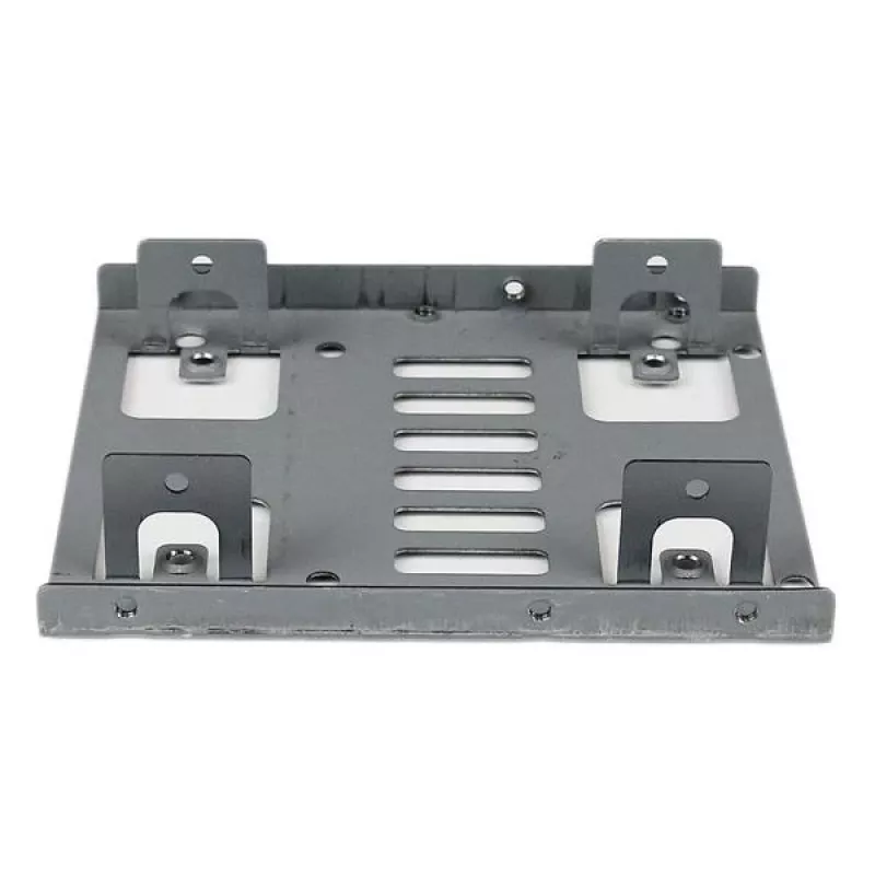 StarTech.com Dual 2,5 Zoll auf 3,5 Zoll HDD-Halterung für SATA-Festplatten – 2-Laufwerkshalterung 2,5 Zoll auf 3,5 Zoll für Einbauschacht