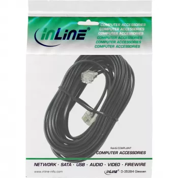 InLine Modular Kabel RJ11 Stecker / Stecker 6P4C 3m