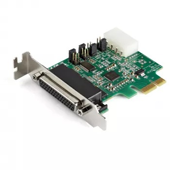 StarTech.com 4-Port PCI Express RS232 Serial-Adapterkarte – PCIe RS232 Serial Host Controller Card – PCIe auf Seriell DB9 – 16950 UART – Low-Profile-Erweiterungskarte – Windows/Linux – TAA