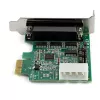 StarTech.com 4-Port PCI Express RS232 Serial-Adapterkarte – PCIe RS232 Serial Host Controller Card – PCIe auf Seriell DB9 – 16950 UART – Low-Profile-Erweiterungskarte – Windows/Linux – TAA