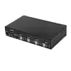 StarTech.com 4-Port DisplayPort-KVM-Switch – 4K 60 Hz – Einzelbildschirm – Dual-Port UHD DP 1.2 USB-KVM-Switch mit integriertem USB-2.0-Hub & Audio – Dell, HP, Apple, Lenovo – TAA-konform