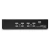 StarTech.com 4-Port DisplayPort-KVM-Switch – 4K 60 Hz – Einzelbildschirm – Dual-Port UHD DP 1.2 USB-KVM-Switch mit integriertem USB-2.0-Hub & Audio – Dell, HP, Apple, Lenovo – TAA-konform