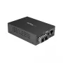 StarTech.com Multimode (MM) SC Fiber-Medienkonverter für 10/100/1000-Netzwerke – 550 m Reichweite – Gigabit-Ethernet – 850 nm – Vollduplex