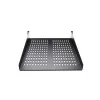 StarTech.com 2U Server-Rack-Einlegeboden – universelle belüftete Rack-Montage-Auslegerplatte für 19-Zoll-Netzwerkgeräterack und -schrank – robuste Stahlausführung – Tragfähigkeit 23 kg – 55,9 cm tiefer Boden, schwarz