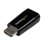 StarTech.com Kompakter HDMI-auf-VGA-Adapter Konverter - Ideal für Chromebooks Ultrabooks & Laptops – 1920x1200/1080p
