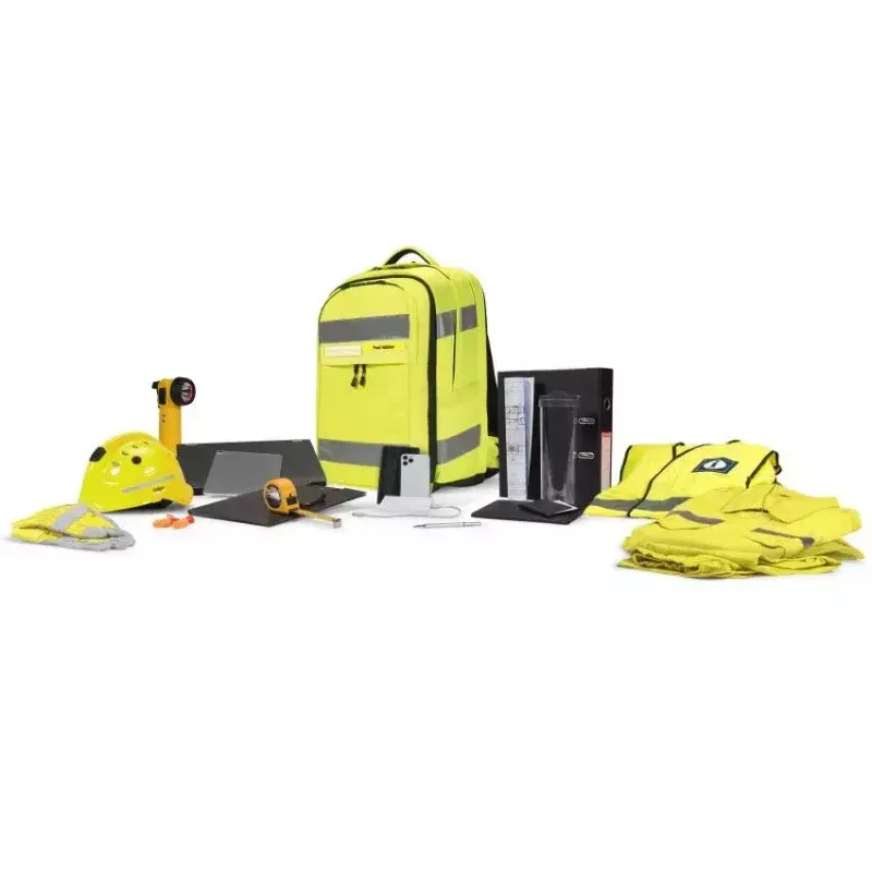 DICOTA Hi-Vis Rucksack Gelb EN ISO 20471:2013 Zertifizierung