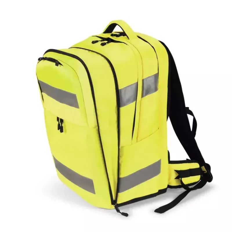 DICOTA Hi-Vis Rucksack Gelb EN ISO 20471:2013 Zertifizierung
