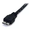 StarTech.com 0,5 m (1,5 Fuß) schwarzes SuperSpeed USB 3.0-Kabel A auf Micro B - M/M