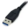 StarTech.com 0,5 m (1,5 Fuß) schwarzes SuperSpeed USB 3.0-Kabel A auf Micro B - M/M