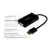StarTech.com Travel-A/V-Adapter: 3-in-1 DisplayPort auf VGA, DVI oder HDMI Konverter