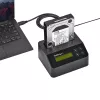 StarTech.com Single Bay Festplattenlöscher, Standalone HDD/SSD Sanitizer, USB 3.0 zu SATA II (3 Gbit/s), 9 Löschmodi, LCD-Anzeige, Sicheres Löschen Festplatten-Sanitizer-Dock, DB-9 Druckeranschluss, TAA-konform