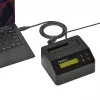 StarTech.com Single Bay Festplattenlöscher, Standalone HDD/SSD Sanitizer, USB 3.0 zu SATA II (3 Gbit/s), 9 Löschmodi, LCD-Anzeige, Sicheres Löschen Festplatten-Sanitizer-Dock, DB-9 Druckeranschluss, TAA-konform