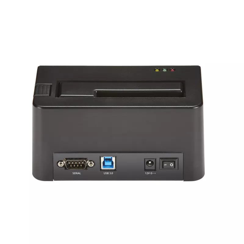 StarTech.com Single Bay Festplattenlöscher, Standalone HDD/SSD Sanitizer, USB 3.0 zu SATA II (3 Gbit/s), 9 Löschmodi, LCD-Anzeige, Sicheres Löschen Festplatten-Sanitizer-Dock, DB-9 Druckeranschluss, TAA-konform