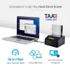 StarTech.com Single Bay Festplattenlöscher, Standalone HDD/SSD Sanitizer, USB 3.0 zu SATA II (3 Gbit/s), 9 Löschmodi, LCD-Anzeige, Sicheres Löschen Festplatten-Sanitizer-Dock, DB-9 Druckeranschluss, TAA-konform