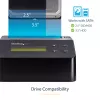StarTech.com Single Bay Festplattenlöscher, Standalone HDD/SSD Sanitizer, USB 3.0 zu SATA II (3 Gbit/s), 9 Löschmodi, LCD-Anzeige, Sicheres Löschen Festplatten-Sanitizer-Dock, DB-9 Druckeranschluss, TAA-konform