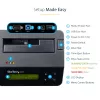StarTech.com Single Bay Festplattenlöscher, Standalone HDD/SSD Sanitizer, USB 3.0 zu SATA II (3 Gbit/s), 9 Löschmodi, LCD-Anzeige, Sicheres Löschen Festplatten-Sanitizer-Dock, DB-9 Druckeranschluss, TAA-konform
