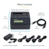 StarTech.com Single Bay Festplattenlöscher, Standalone HDD/SSD Sanitizer, USB 3.0 zu SATA II (3 Gbit/s), 9 Löschmodi, LCD-Anzeige, Sicheres Löschen Festplatten-Sanitizer-Dock, DB-9 Druckeranschluss, TAA-konform