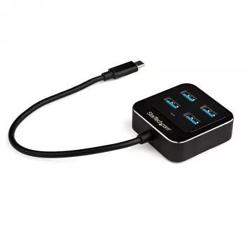 StarTech.com 4-Port USB C Hub – USB-C auf 4x USB-A Ports – SuperSpeed 10 Gbit/s USB 3.2 Gen 2 Typ-C Hub – USB Bus Powered – tragbar/kompakt USB-C auf USB Adapter Hub für Laptop – Aluminium