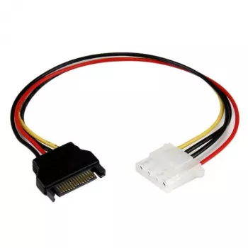 StarTech.com 30,5 cm SATA-auf-LP4-Stromkabel-Adapter - B/M, SATA 15-polig, Molex (4-polig), 0,3048 m, Stecker, Buchse, Gerade