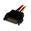 StarTech.com 30,5 cm SATA-auf-LP4-Stromkabel-Adapter - B/M, SATA 15-polig, Molex (4-polig), 0,3048 m, Stecker, Buchse, Gerade
