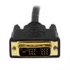 StarTech.com 1,5 m HDMI® zu DVI-D Kabel - M/M, 1,5 m, HDMI, DVI-D, Male, Male, Gold