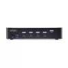StarTech.com 4-Port DisplayPort KVM-Switch, 8K 60Hz / 4K 144Hz, Single Display, DP 1.4, 2x USB 3.0 Ports, 4x USB 2.0 HID Ports, Tasten- & Hotkey-Umschaltung, TAA-konform - betriebssystemunabhängig, Metallgehäuse