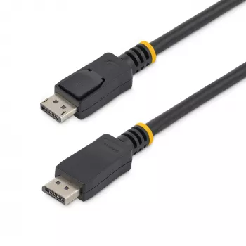 StarTech.com 50cm DisplayPort 1.2 Kabel – 4K x 2K Ultra HD VESA-zertifiziertes DisplayPort-Kabel – Kurzes DP-zu-DP-Kabel für Monitor – schlank DP Video-/Displaykabel – Einrastende DP-Stecker