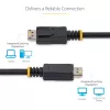 StarTech.com 50cm DisplayPort 1.2 Kabel – 4K x 2K Ultra HD VESA-zertifiziertes DisplayPort-Kabel – Kurzes DP-zu-DP-Kabel für Monitor – schlank DP Video-/Displaykabel – Einrastende DP-Stecker