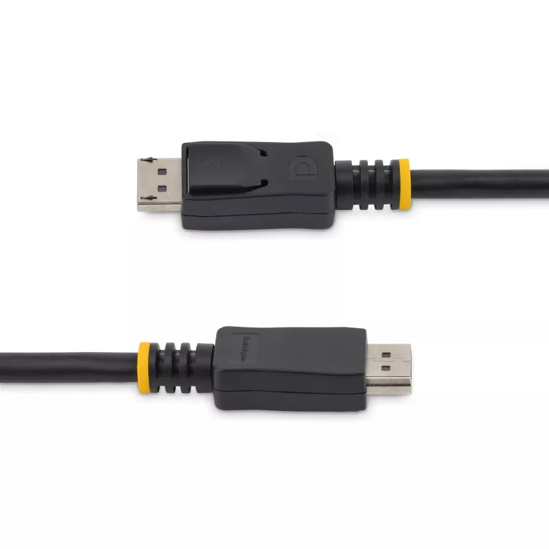 StarTech.com 50cm DisplayPort 1.2 Kabel – 4K x 2K Ultra HD VESA-zertifiziertes DisplayPort-Kabel – Kurzes DP-zu-DP-Kabel für Monitor – schlank DP Video-/Displaykabel – Einrastende DP-Stecker