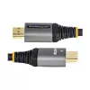 StarTech.com 12ft (4m) HDMI 2.1 Kabel 8K - Zertifiziertes Ultra High Speed HDMI Kabel 48 Gbit/s - 8K 60Hz/4K 120Hz HDR10+ eARC - Ultra HD 8K HDMI Kabel - Monitor/TV/Display - Flexibler TPE-Mantel