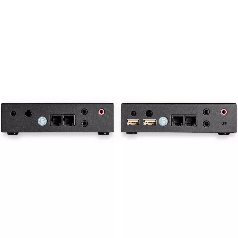 StarTech.com HDMI KVM Extender over IP Network - 4K 30Hz HDMI 2.0 and USB over IP LAN or Cat5e/Cat6 Ethernet Kabel (100m/330ft) - Remote KVM Switch/Console Transmitter/Receiver Extender Kit