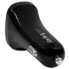 StarTech.com Dual-Port USB-Autoladegerät – 24 W/4,8 A – Schwarz, Auto, Zigarettenanzünder, 5 V, Schwarz