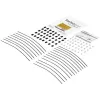 StarTech.com 20er-Pack Sicherheitskabelhalterungen für Adapter & Dongles - Universelle Kabeladapter-Halterung - Haltekabel - Einstellbare Länge Diebstahlschutz-Kabelhalterungs-Set - Stahl